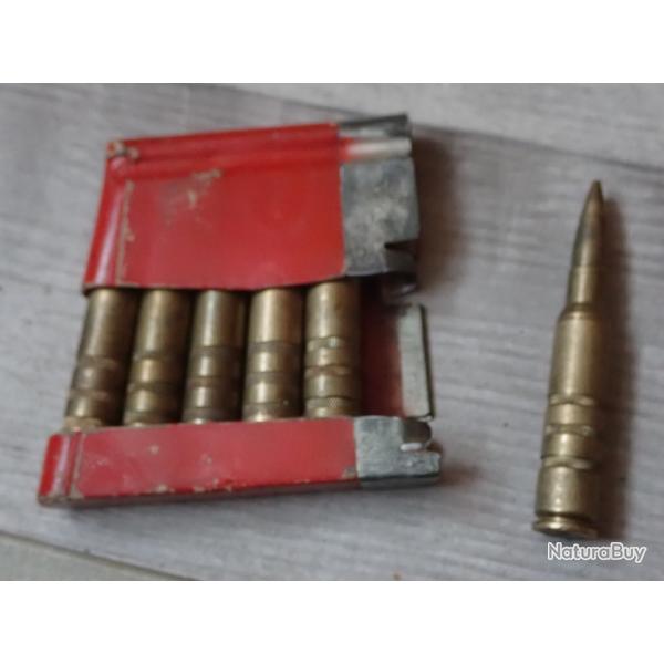 Lame chargeur / clip pour fusil Schmidt Rubin Suisse Cartouches manipulation mdle 1918