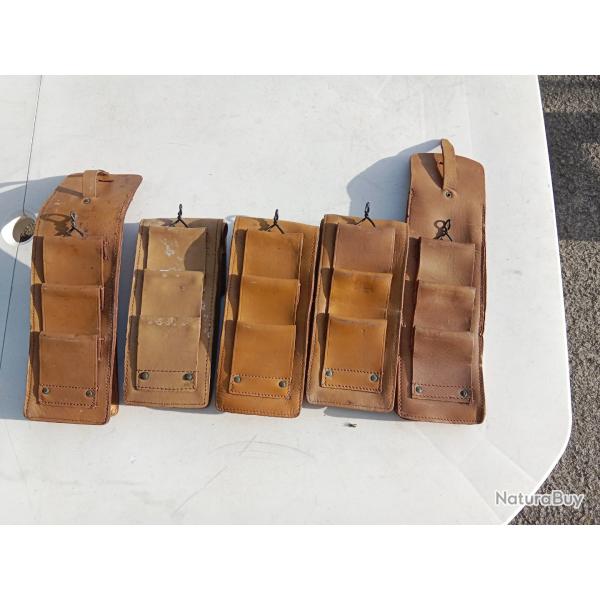 Porte chargeur mat 49 en cuir