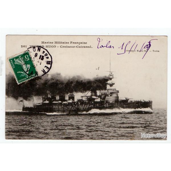 CPA - Marine Militaire Fran�aise - VICTOR - HUGO - Croiseur - Cuirasse N�286