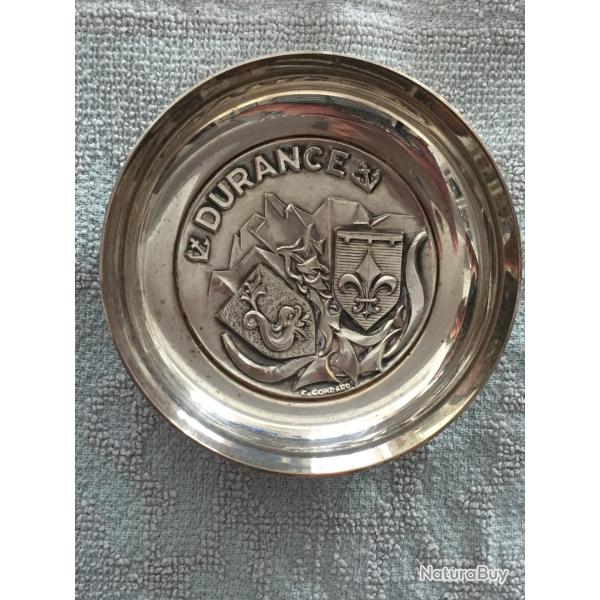 Coupelle en m�tal argent� MARINE DURANCE - 11 cm -