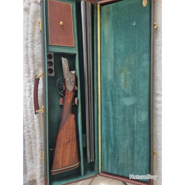 Vends juxtapose AYA platine calibre 12/70 tr�s bon �tat bois grad� 5 extracteur  canons 71 demi full