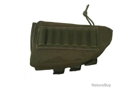 Crosse de munitions de fusil en cuir avec support de coque-*Brown(.357