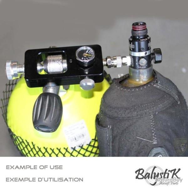 BALYSTIK ADAPTATEUR HPA POUR BOUTEILLES DE PLONGEE