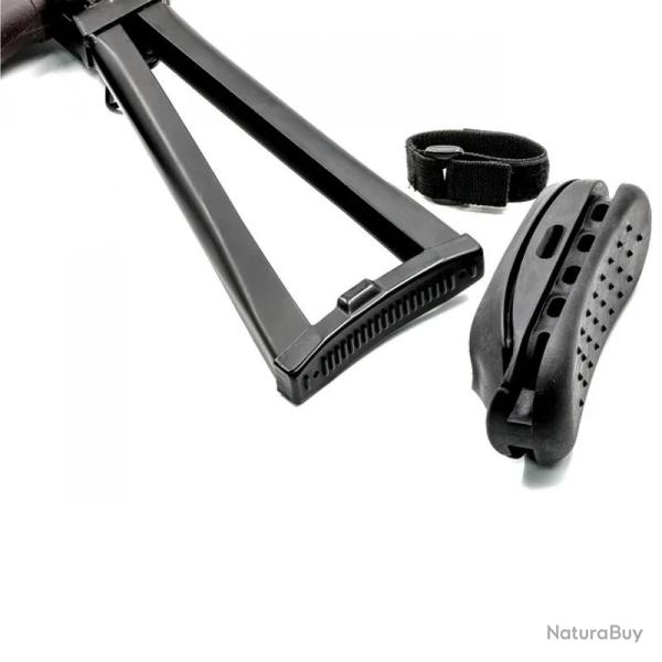 SABOT AMORTISSEUR ANTI-DRAPANT AK47-AK74 - NOIR - LIVRAISON GRATUITE