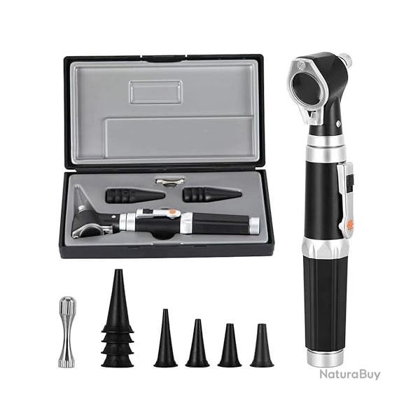 Mini Otoscope Oreille, Grossissement Diagnostic Inspection Scope de l'oreille avec LED  Illumination