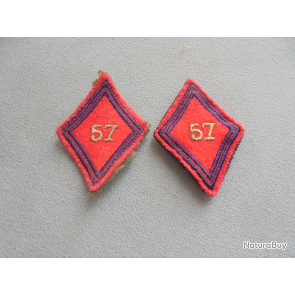 2 nsignes de Bras 57 R�gt d'artillerie Antia�rienne