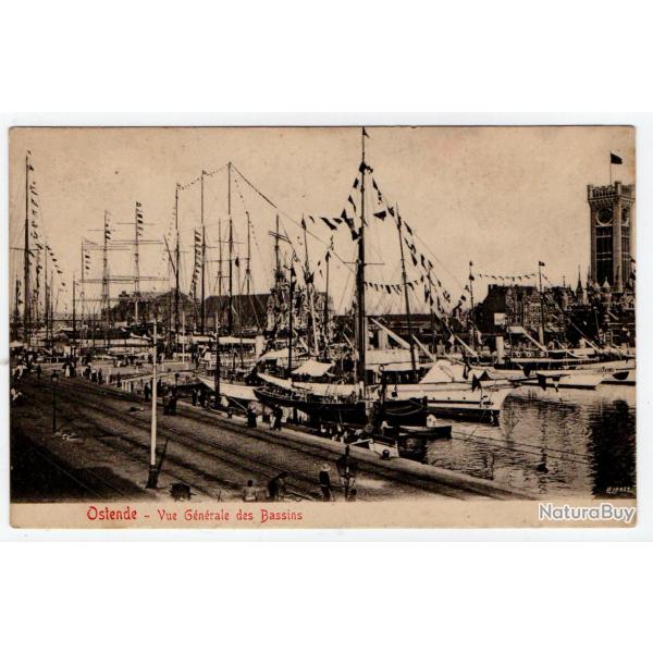 CPA-MARINE - Ostende - Vue Generale des Bassins N�095