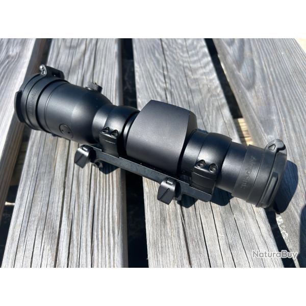 Aimpoint h34s et montage blaser