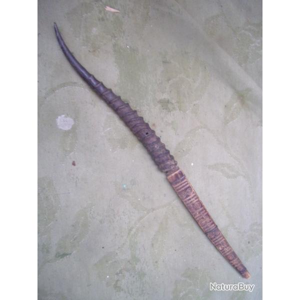 couteau corne de gazelle   48 cm