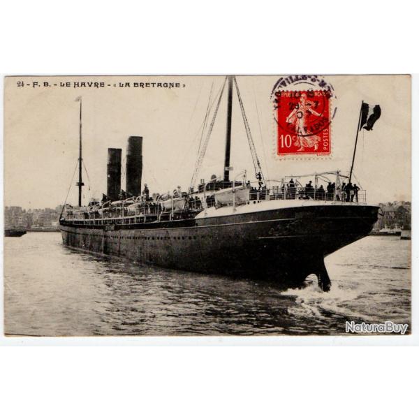 CPA- Marine - F.B.-HAVRE - LA BRETAGNE  N�242