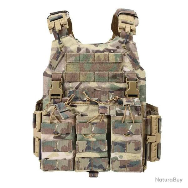 Gilet tactique Shadow Core SINAIRSOFT Molle - Multicam
