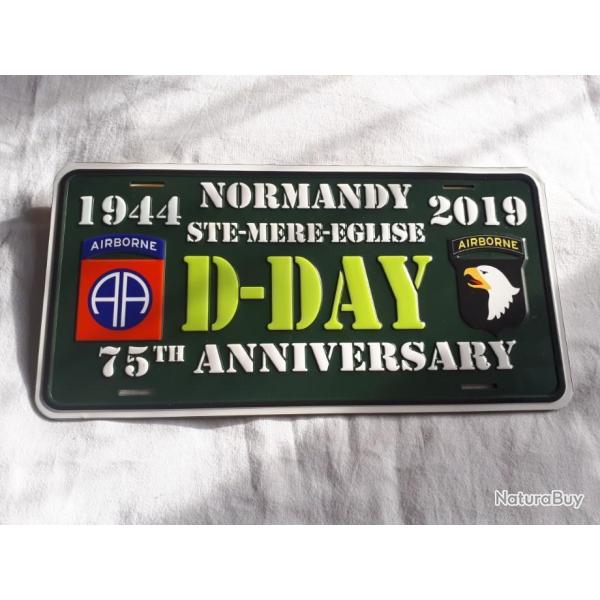Plaque  souvenir 75� anniversaire du d�barquement   A