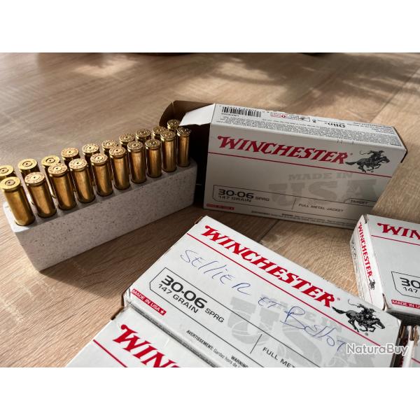 189 �tuis 30-06 manufactur�s 1� sans prix de r�serve