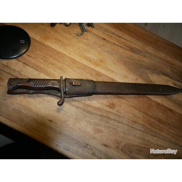 Rare Baionnette Allemande Mauser 98-05 G98. Stahlblume Schulte & Co Gevelsberg