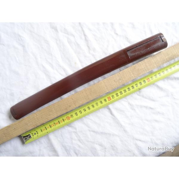 260) lot  fourreau saya pour  tanto ou wakisashi = 36,5 cms