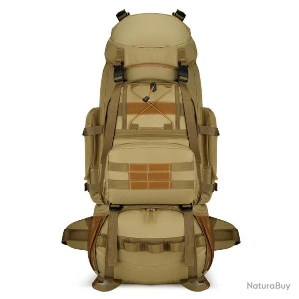 Sac � Dos Tactique 90L Molle �tanche Randonn�e Trekking Camping Bivouac Militaire Grande Capacit� K