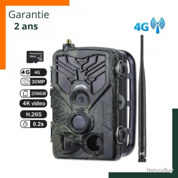 Cam�ra de chasse 4G 4K - Garantie 2 ans - Livraison gratuite et rapide