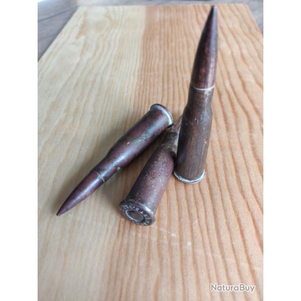 3 Munitions Lebel "RARE" WW1