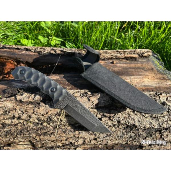 Couteau robuste lame tanto pierre lav�e ench�re