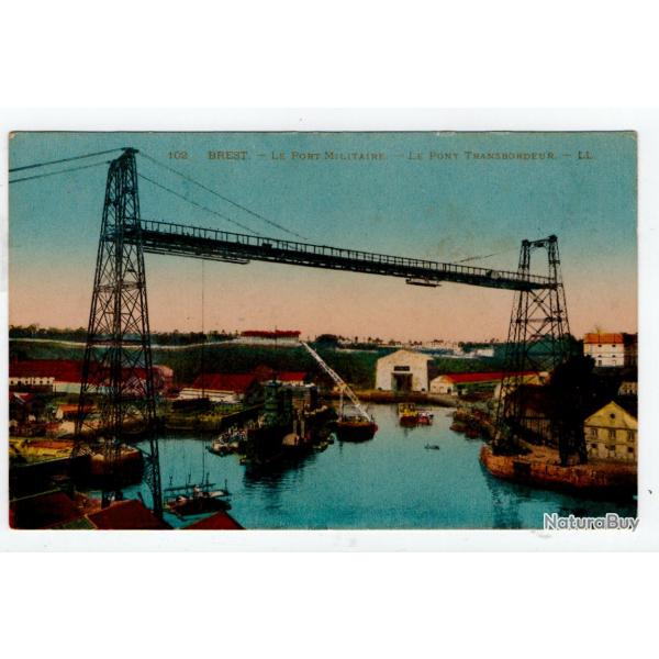 CPA-Marine Militaire - Brest - Le port militaire - Le pont transbordeur N�330