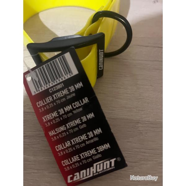 Vend collier neuf xtreme grande taille 38 mm de largeur 0,25 �paisseur et 70cm de longueur