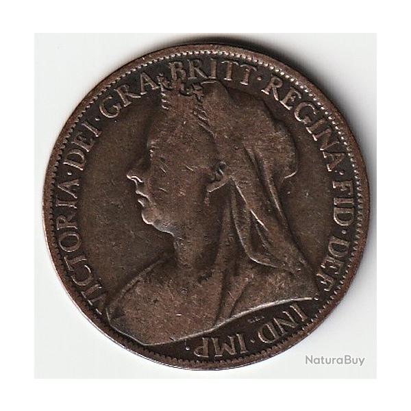 Pi�ce de Monnaie Angleterre One Penny 1900