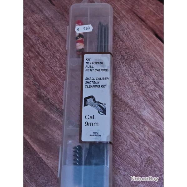 Kit de nettoyage pour fusil calibre 9mm