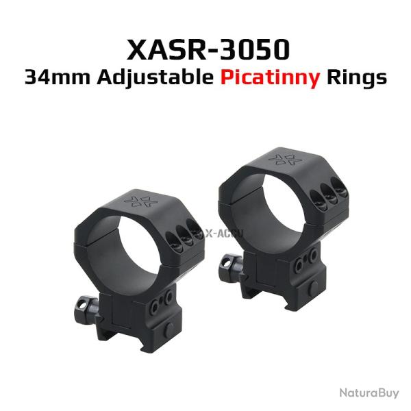 Vector Optics-Anneau de montage de lunette de chasse Picatinny -**XASR-3050 LIVRAISON GRATUITE
