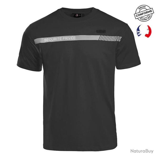 T shirt noir SECURITE PRIVEE Secu One