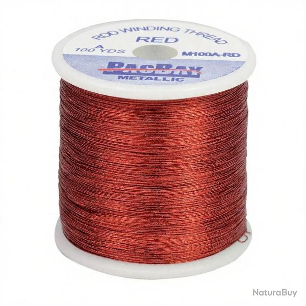Fil � ligaturer Metallic PACIFIC BAY rouge