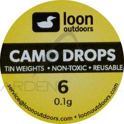 Plomb non toxique LOON Camo Drops 0.1g