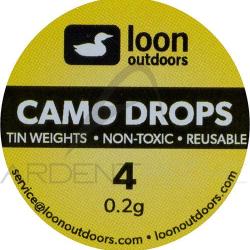 Plomb non toxique LOON Camo Drops 0.2g
