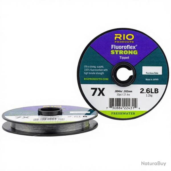 Fils fluorocarbone RIO Fluoroflex STRONG (27m) 0.165mm - 4.5X
