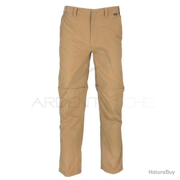 Pantalon SIMMS Superlight Zip-Off Pant Cork S