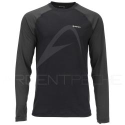 Sous v&ecirc;tement SIMMS Lightweight Baselayer Top Black