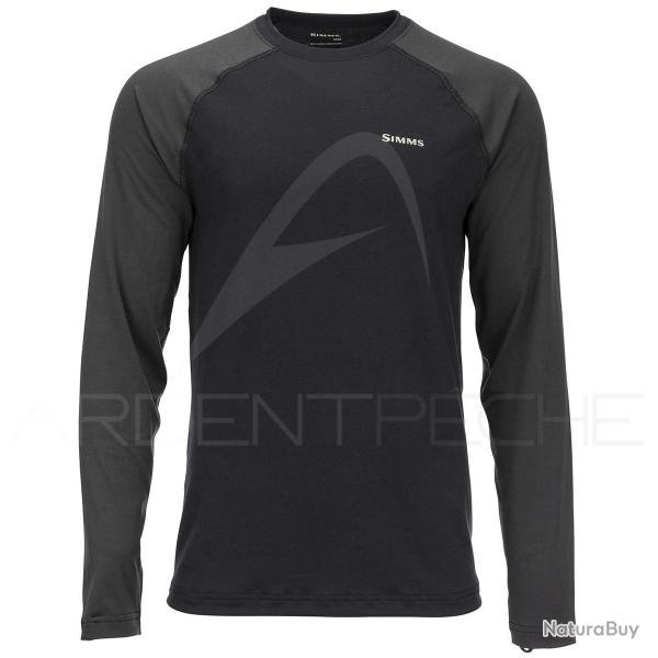 Sous v�tement SIMMS Lightweight Baselayer Top Black