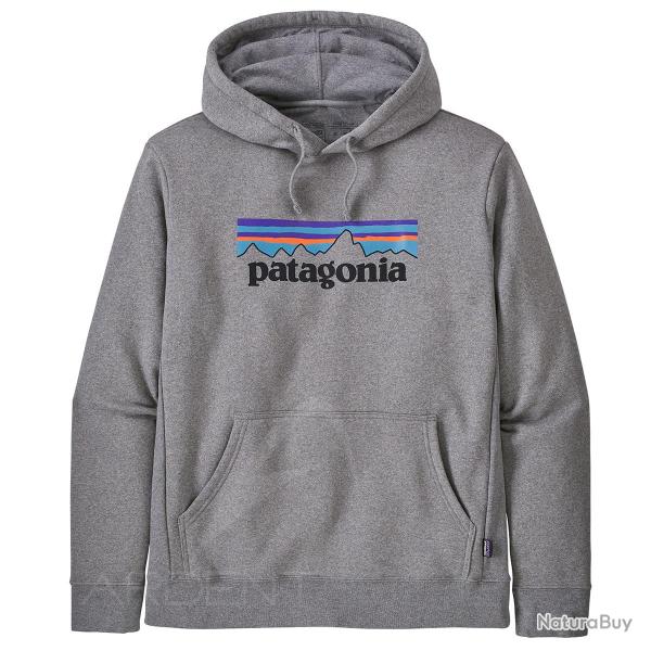 Sweat PATAGONIA M s P 6 Logo Uprisal Gravel Heather