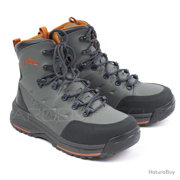 Chaussures de wading SIMMS Freestone Gunmetal caoutchouc 42 (9)