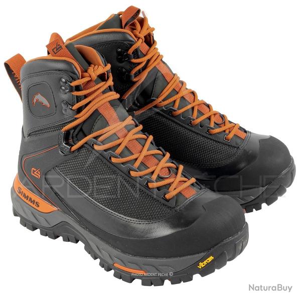 Chaussures de wading SIMMS G4 Pro Powerlock Carbon caoutchouc 43 (10)