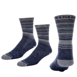 Chaussettes SIMMS Merino Lightweight Hiker Admiral Blue M