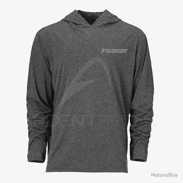 Tee shirt � capuche SAGE Sun Hoodie pepper