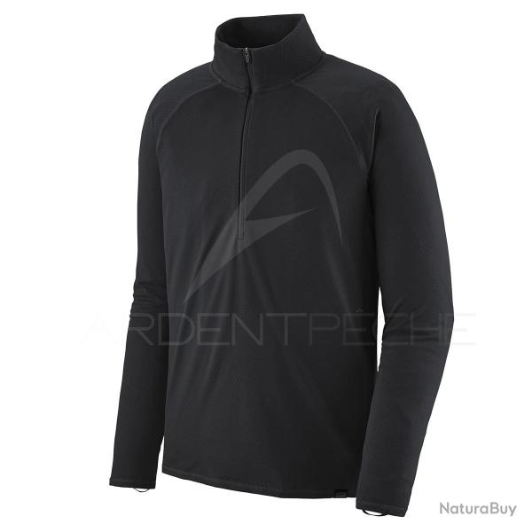 sous v�tement PATAGONIA Men s Capilene Midweight Zip Neck black