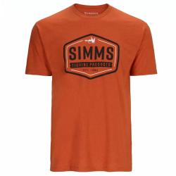 Tee shirt SIMMS Fly Patch T Shirt Adobe Heather