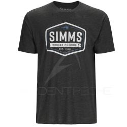 Tee shirt SIMMS Fly Patch T Shirt Charcoal Heather