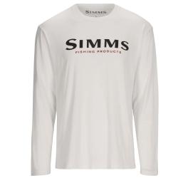 Sweat SIMMS Logo Shirt LS White