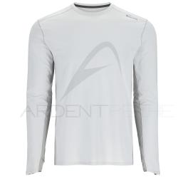 Tee shirt SIMMS Solarflex Crew Sterling Cinder