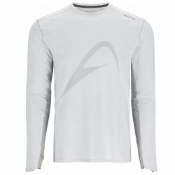 Tee shirt SIMMS Solarflex Crew Sterling Cinder