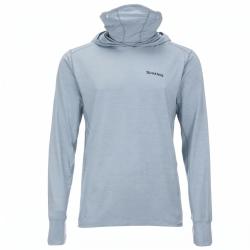 Tee shirt SIMMS Solarflex Guide Cooling Hoody Steel Blue