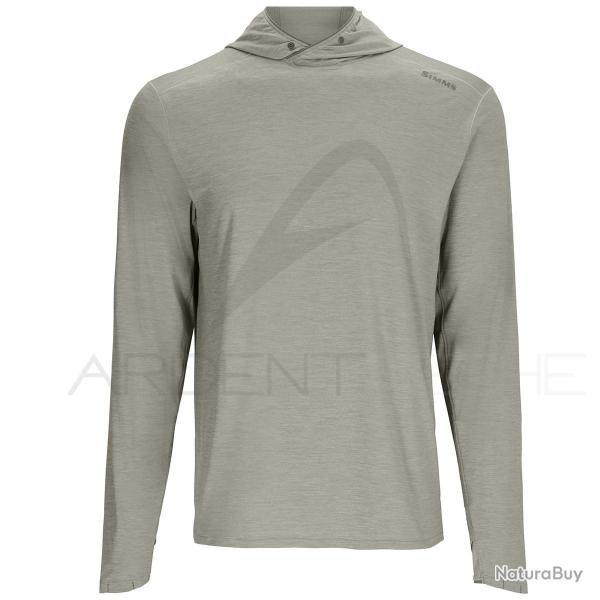 Tee shirt SIMMS Solarflex Cooling Hoody Cinder