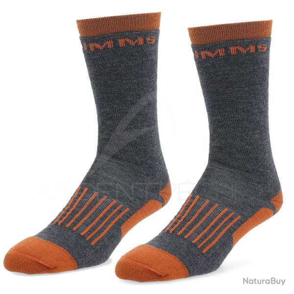 Chaussette SIMMS Merino Midweight Hiker Sock Flam XL